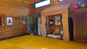 Intérieur du Dojo de Brocéliande